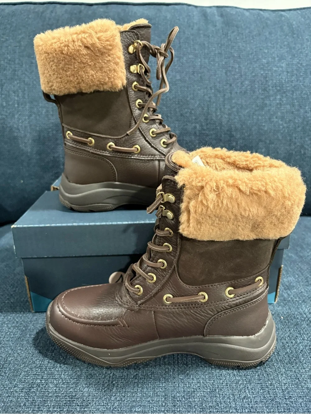 NIB- Women’s Sperry Dakota Mid Winter Boot, Leather, Waterproof, Size 5
